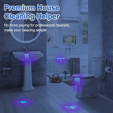 Black Light UV Flashlight,Vansky Blacklight 12 LED Urine Detector For Dog/Cat/Pet Urine & Dry Stains and Bed Bug On Carpets/Rugs/Floor,Matching with Pet Odor Eliminator - Image 5