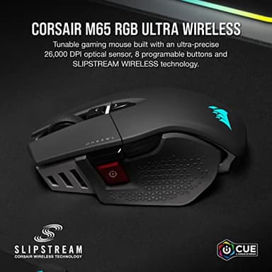 Corsair M65 RGB Ultra Wireless, Tunable FPS Wireless Gaming Mouse - Image 2