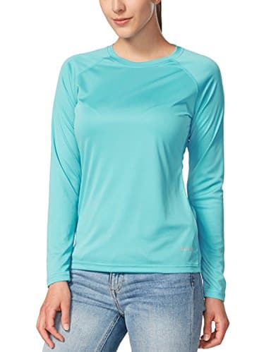 baleaf Women's Long Sleeve Hiking Shirts UPF 50+ Uv Protection SPF Fishing Tops Lightweight Quick Dry Rash Guard Swimwear Outdoor Clothes Blue Size XL - Image 7