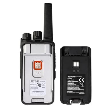 Retevis RT68 Walkie Talkies with Earpiece, Portable FRS Two-Way Radios Rechargeable, with 6 Way Multi Unit Charger, Hands Free, Long Range, Rugged 2 Way Radios 6 Pack for Adults School Church - Image 9