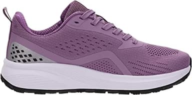 BRONAX Womens Wide Tennis Shoes Road Running Jogging Fitness Size 8w Athletics Sports Breathable Mesh Gym Sneakers Zapatos Deportivos De Mujer Pregnant Swollen Purple 39 - Image 6