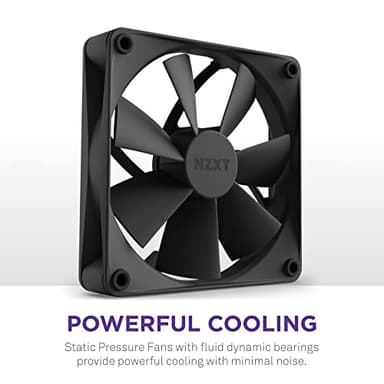 NZXT Kraken 240 - RL-KN-240-B1-240mm AIO CPU Liquid Cooler - Customizable 1.54" Square LCD Display for Images, Performance Metrics and More - High-Performance Pump - 2 x F120P Fans - Black - Image 6