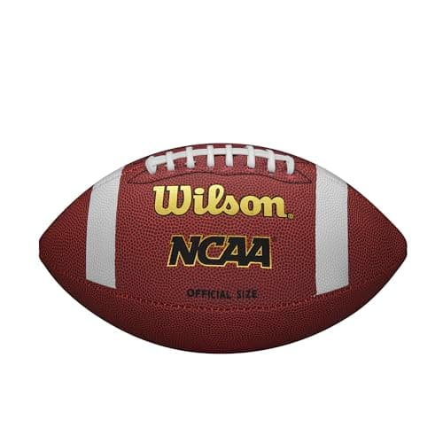 Wilson NCAA Composite Football - PeeWee Size, Brown - Image 1