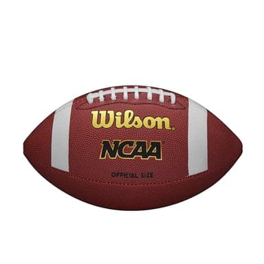 Wilson NCAA Composite Football - PeeWee Size, Brown - Image 1