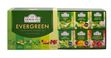 Ahmad Tea Green Tea, Evergreen Selection Pack Teabags, 60 Foil Teabags - Caffeinated & Sugar-Free - Image 6