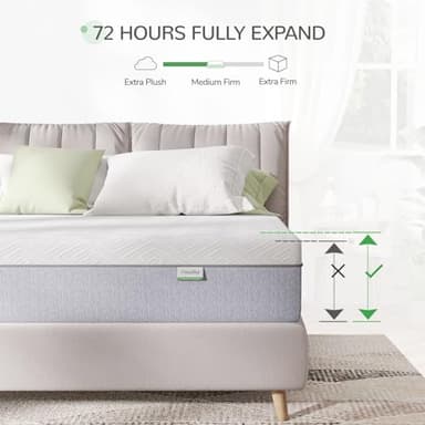 Novilla 6 Inch Twin Mattress, Gel Memory Foam Mattress Twin Size in a Box for Pressure Relief & Cool Night Sleep & Body Support, CertiPUR-US Certified Foams - Image 4