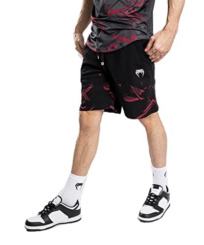 Venum Men's Standard Shorts, Black/Red, 3X-Large - Image 1