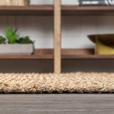 JONATHAN Y Pata Hand Woven Chunky Jute Natural Indoor Area Rug, 8x10, Bohemian, Rustic, Cottage, Easy-Cleaning for Living Room, Bedroom, Kitchen, Non-Shedding (NRF102A-8) - Image 9