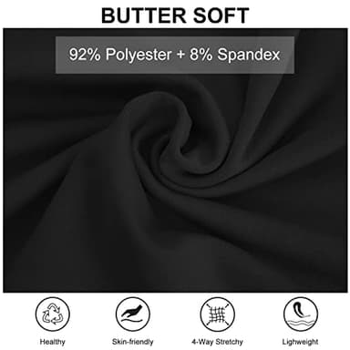 DIBAOLONG Womens Yoga Pants Capri Loose Workout Sweatpants Comfy Lounge Joggers with Pockets Black M - Image 3