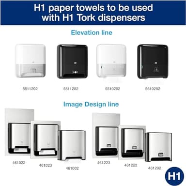 Tork Matic Paper Hand Towel Roll White H1, Universal, 100% Recycled Fiber, 6 Rolls x 700 ft, 290089 - Image 3