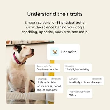 Embark Breed & Health Kit - Dog DNA Testing Kit - Discover Breed, Ancestry, Relative Finder, Genetic Health, Traits, Allergy Risk Scores - Image 6
