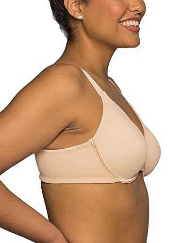 Vanity Fair Womens Beauty Back Smoothing Bra, Bust Line Up To 1.5", Non Padded Cups H Minimizer Bra, Damask Neutral, 38DDD US - Image 3