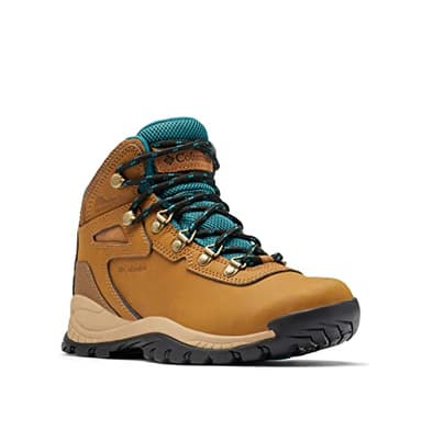 Columbia Womens Newton Ridge Lightweight Waterproof Hiking Boot, Elk/River Blue, 7 - Image 1