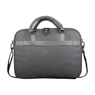Kenneth Cole Recycled Polyester Slim 16" Laptop Business Briefcase, Black - Image 2