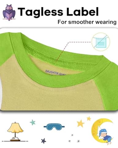 DAUGHTER QUEEN Boys Pajamas 18-24 Months Summer PJs Golf Pj Sets Baby Toddler 100% Cotton Short Sleeve Jammies Ball Sleepwear Tennis Clothes Outfits 18m/Mo 24m/Mth - Image 2