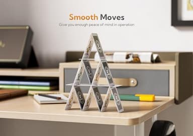 Claiks Standing Desk with Drawers, Adjustable Stand Up Electric Standing Desk Adjustable Height with Storage Shelf and Splice Board, 63 Inch, Natural - Image 9