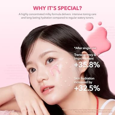 APRILSKIN TXA+Niacinamide 99 Pink Milky Toner | 99% High-Purity TXA 3%+ Niacinamide 5% | Highly Concentrated Cream Toner | Deep Moisturizing Formula for Dull Skin | 5.07 fl.oz. - Image 3