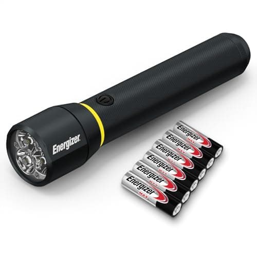 Energizer LED Flashlight Vision PRO, Ultra Bright 1000+ Lumens, IPX4 Water Resistant, Aircraft-Grade Aluminum LED Light, Rugged Metal Flash Light for Outdoors, Emergency Power Outage, Black - Image 1