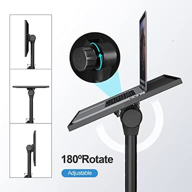 Facilife Projector Stand - Adjustable Height 22 to 63 Inches, Tripod for Laptop & Projector, Outdoor Movies - Image 4