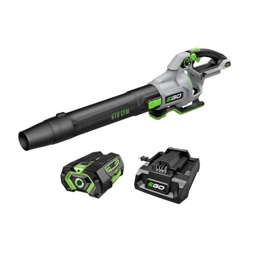 EGO POWER+ Leaf Blower, Cordless Electric 670 CFM, Includes 56V 4.0Ah Battery and Charger - LB6703 - Image 1