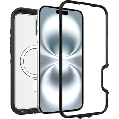 OtterBox iPhone 16 Plus Defender Series XT Clear Case - Dark Side - Image 3