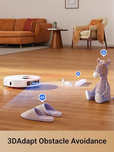 DREAME L10s Pro Ultra Heat Robot Vacuum and Mop Combo, Mop Extend, 7000Pa Suction, Auto Robot Care and Maintenance, 136°F Hot Water Mop Self-Cleaning, Obstacle Avoidance, Ideal for Hair, Carpets - Image 5