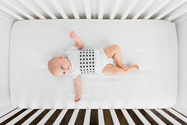 Nanit Breathing Wear Band – Works with Nanit Pro Baby Monitor to Track Breathing Motion Sensor-Free, Like Your Hand On Their Heart from Anywhere, 100% Cotton, Size Large, 3-24 Months, Pebble Grey - Image 7