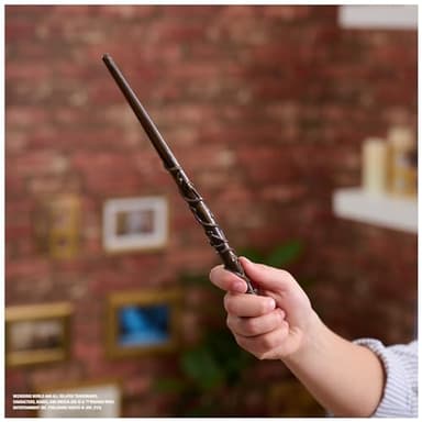 Wizarding World Harry Potter, 12-inch Magical Collector Hermione Granger Wand with Stand & Die-cast Icon, Magical Creatures, Accessory for Halloween Costumes - Image 2