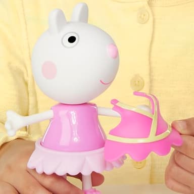 Peppa Pig Suzy Sheep-Up Figure with 6 Easy-On Fashion Accessories, 6-Inch Doll, Preschool Toys for Girls and Boys 3 and Up - Image 5