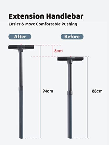 newyoo TR008 Tricycle for Toddlers 1-3, 5 in 1 Baby Balance Bike, Christmas and Birthday Gift for Boy and Girl, Toddler Bike with Parent Push Handle & Safety Guard, Dark Gray, TR008 - Image 4