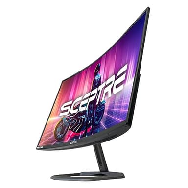 Sceptre Curved 32" FHD 1080p Gaming Monitor Up to 240Hz 1ms 99% sRGB AMD FreeSync Premium Build-in Speakers, HDMI x3 Displayport Machine Black (C325B-FWD240) - Image 2