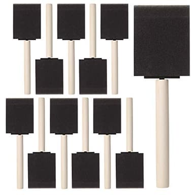 Bates- Foam Paint Brushes, 2 Inch, 16 Pack, Sponge Brushes, Sponge Paint Brush, Foam Brushes for Painting, Foam Brushes for Staining, Paint Sponges, Foam Brushes for Mod Podge Brushes - Image 1