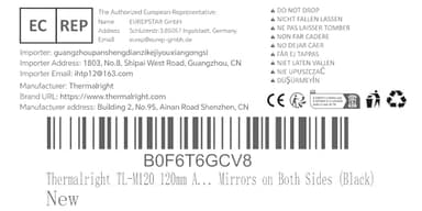 Thermalright TL-M12Q X3 120mm PC Case Cooling Fans, Daisy-Chain | 2000RPM | High Airflow | ARGB | Dual Infinity Mirrors Lighting for Gaming Build(3-Pack) - Image 8