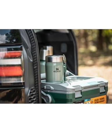 Stanley Classic Food Jar and Spork 14 oz | Vacuum Insulated Thermos Food Container | Wide Mouth Screw On Lid | Packable for Travel | Stainless Steel with Leakproof Lid | BPA-Free | Black 2.0 - Image 5