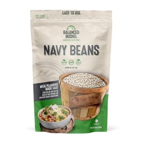 Balanced Bushel Navy Beans, 80 oz Bag - Image 1