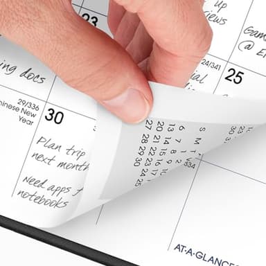 AT-A-GLANCE 2025 Planner, Monthly, 3-1/2" x 6", Pocket Size, DayMinder, Black (SK530025) - Image 3