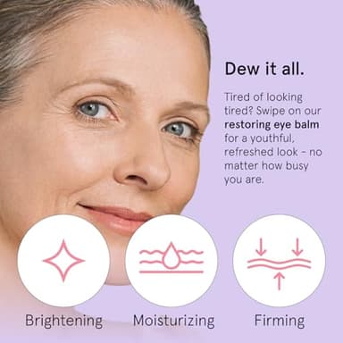 grace & stella Under Eye Brightener Balm Stick - Travel Size Toiletries - Retinol & Caffeine Eye Cream for Dark Circles, Puffiness, Wrinkles - Restore and Hydrate - Vegan Skincare (0.13oz / 3.5g) - Image 2