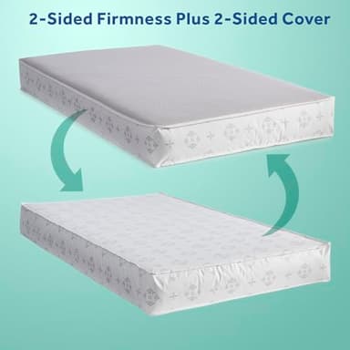 Sealy Baby Airy Night Diamond Breathable Crib Mattress, Made in USA, GREENGUARD GOLD Certified, Supportive & Sustainable Mesh Surface, 2 Stage, Toddler Bed Fit, Safety & Quality Tested, 52x28" - Image 14