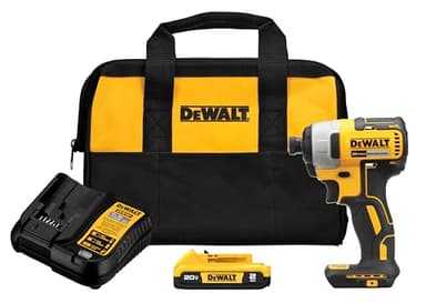 DEWALT 20V MAX Impact Driver, 1/4 Inch, Battery and Charger Included (DCF787D1) - Image 1