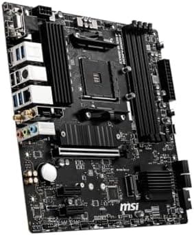 MSI B550M PRO-VDH WiFi ProSeries Motherboard (AMD Ryzen 5000, AM4, DDR4, PCIe 4.0, SATA 6Gb/s, M.2, USB 3.2 Gen 1, Wi-Fi, Bluetooth, D-SUB/HDMI/DP, Micro-ATX - Image 6