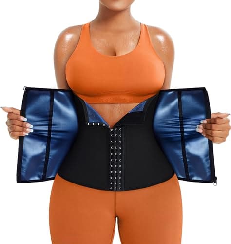 TrainingGirl Waist Trainer for Women Lower Belly Waist Trimmer Corset Tummy Wrap Workout Sweat Belt Band Sports Sauna Suit - Image 1