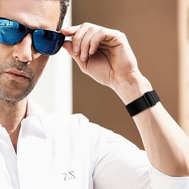 DaQin 3 Pack Stretchy Solo Loop Compatible with Apple Watch Bands for Men 42mm 41mm 40mm 38mm, Soft Nylon Braided Elastic Strap for iWatch Band Series 11 10 9 8 7 6 5 4 3 SE Ultra 3 Ultra 2 Ultra - Image 8