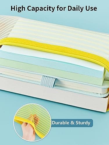 JARLINK 80 Pack Mesh Zipper Pouch, Pouch Bulk in 10 Colors, Multipurpose Storage Bags for Organizing Makeup Essentials, Travel Accessories, Office, School and Teacher Supplies - Image 5