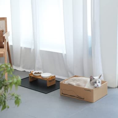 FUKUMARU 5 PCS Cat Scratching Boards, 11.4 Inch Width Ex-Large Cat Scratcher Box, Reversible Cardboard Scratchers for Indoor Cats, Cat Scratch Box for Large, Medium and Small Cats, Protect Furniture - Image 8