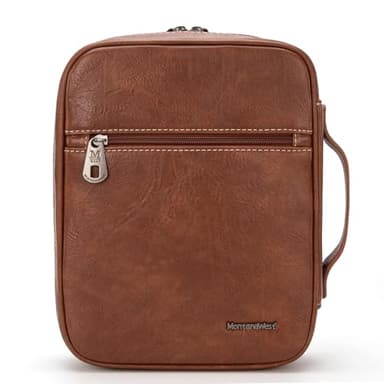Montana West Western Style Embroidered Bible Covers for Women Men Book Carrying Case Church Bag Outdoor Bible Protective DC061BR - Image 5