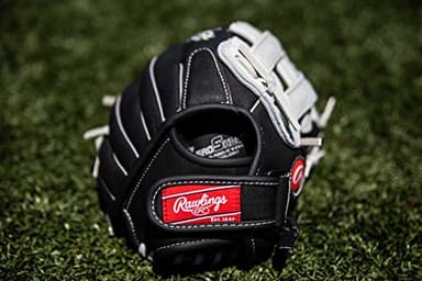 Rawlings | SURE CATCH T-Ball & Youth Baseball Glove | Right Hand Throw | 11" | Black/Grey - Image 2