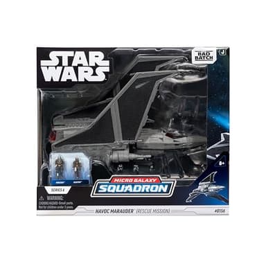 Star Wars Micro Galaxy Squadron Havoc Marauder (Rescue Mission) - 7-Inch Vehicle with Battle Damage and Two 1-Inch Micro Figure Accessories - Image 2