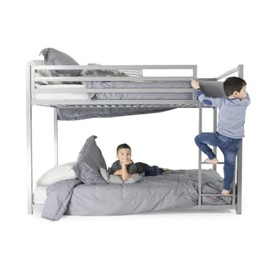 DHP 4306619 Miles Metal Full, Blue Bunk Bed Blue - Image 4