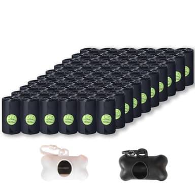 DREAM&GLAMOUR Dog Poop Bags,value pack,1200 Count Extra Thick and Strong Poop Bags for Dogs,60 Rolls,20 Doggy Bag Per Roll,Each Measures 9 x 13 Inches,Guaranteed Leak-Proof - Image 1