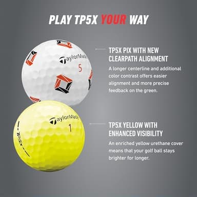 TaylorMade Golf 2024 TP5X Golf Balls ONE Dozen - Image 6